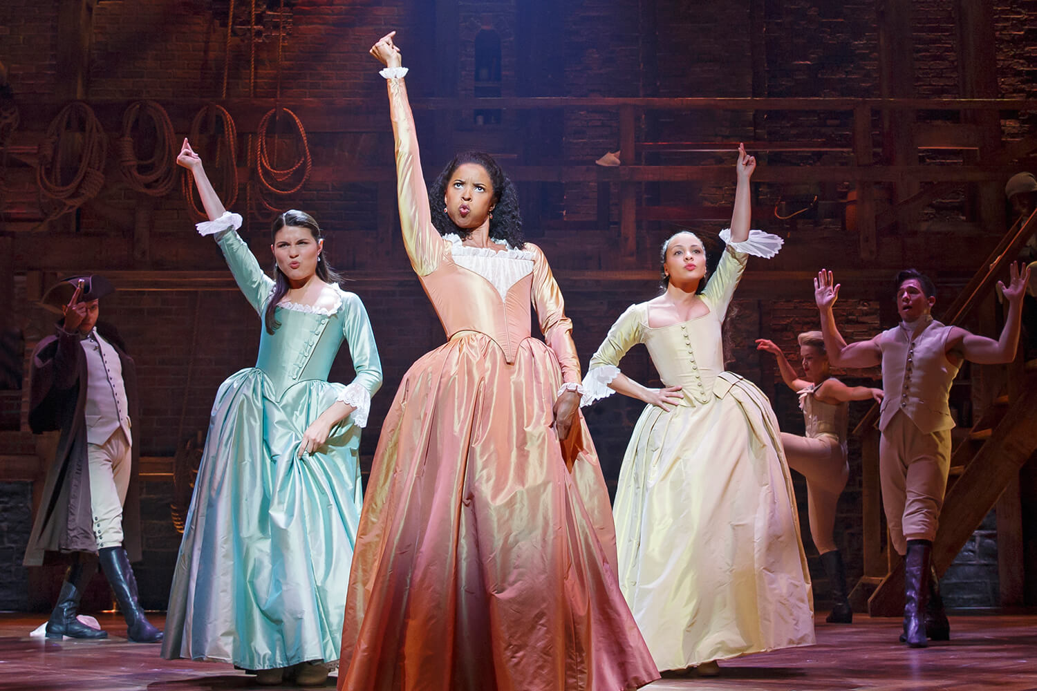 Hamilton Original Broadway - Phillipa Soo, Renée Elise Goldsberry and Jasmine Cephas Jones